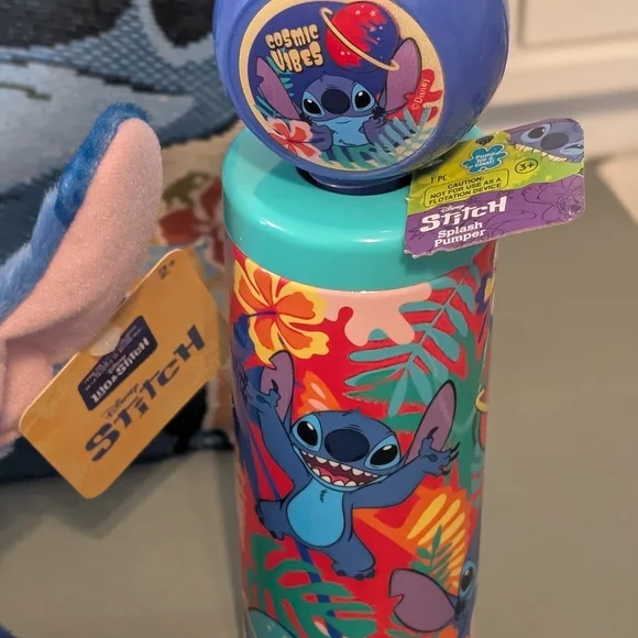Disney Stitch Plush And Water Pumper Toy - Picture 3 of 5